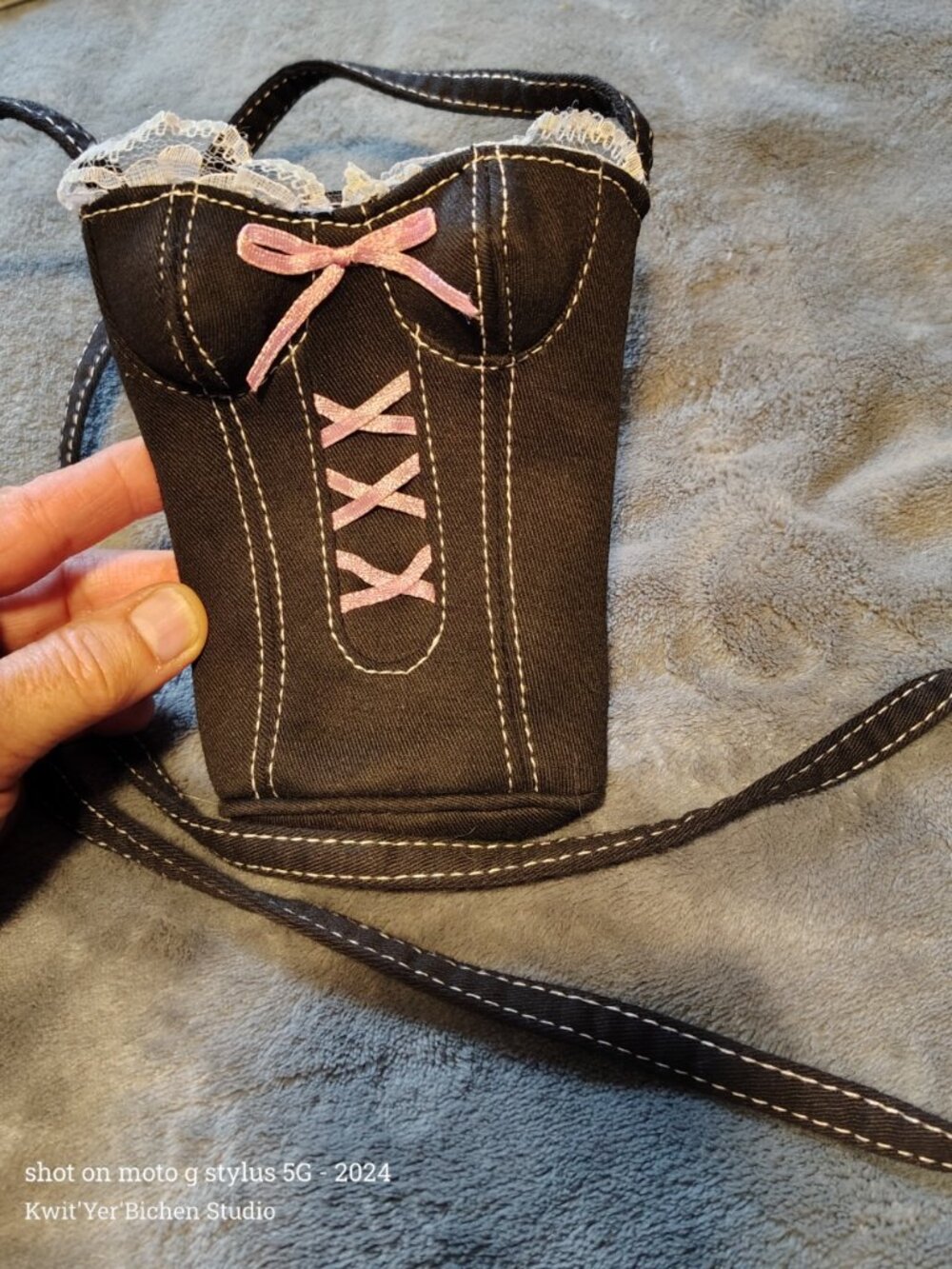 Purse Tiny Corset Lipstick Holder